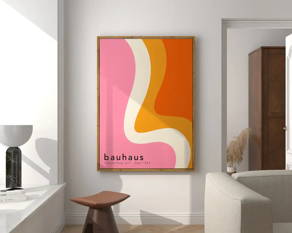 DecorBites™ Mid Century Geometric Canvas Wall Art