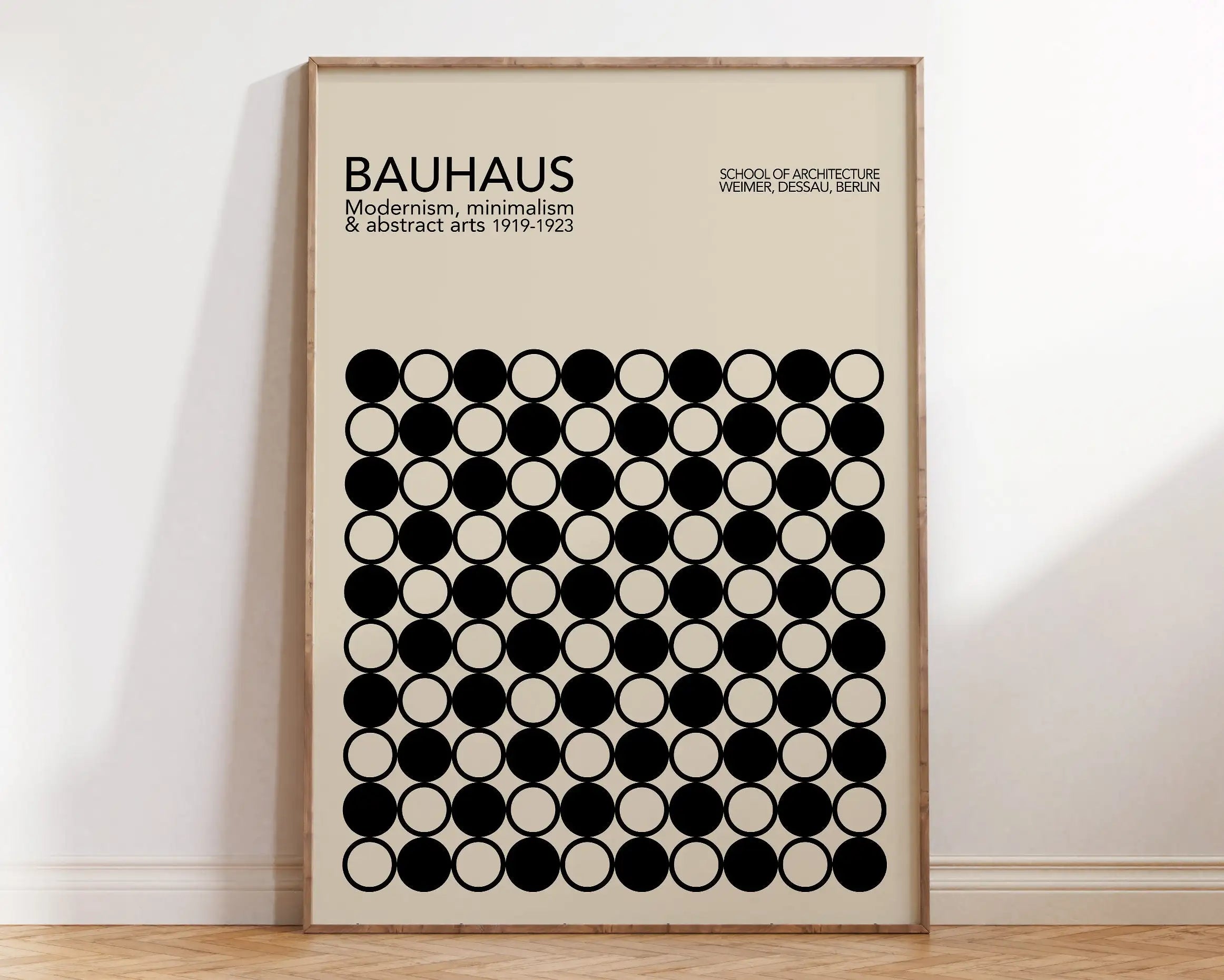 DecorBites™ Mid Century Modern Geometric Canvas Wall Art