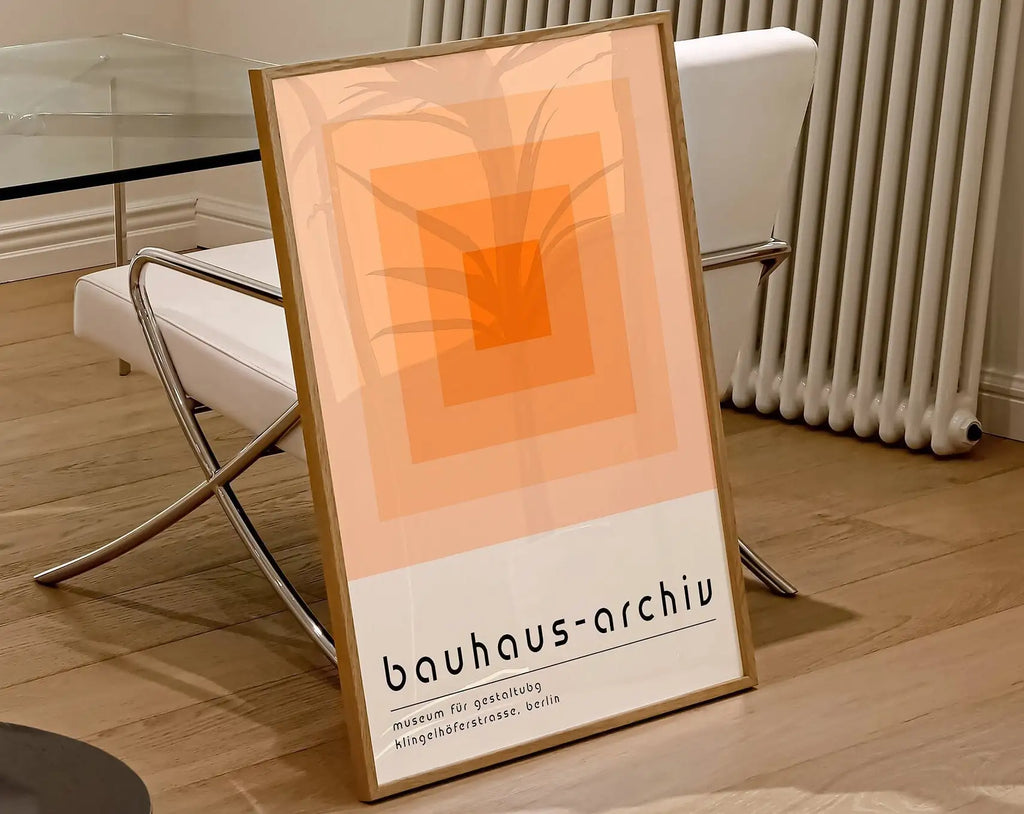 DecorBites™ Mid Century Modern Geometric Canvas Wall Art