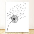 Minimalist Dandelion Canvas Art Set