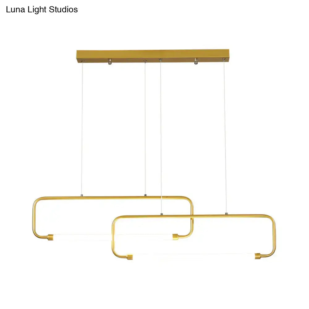 DecorBites™ Minimalist Geometric LED Dining Room Pendant Light