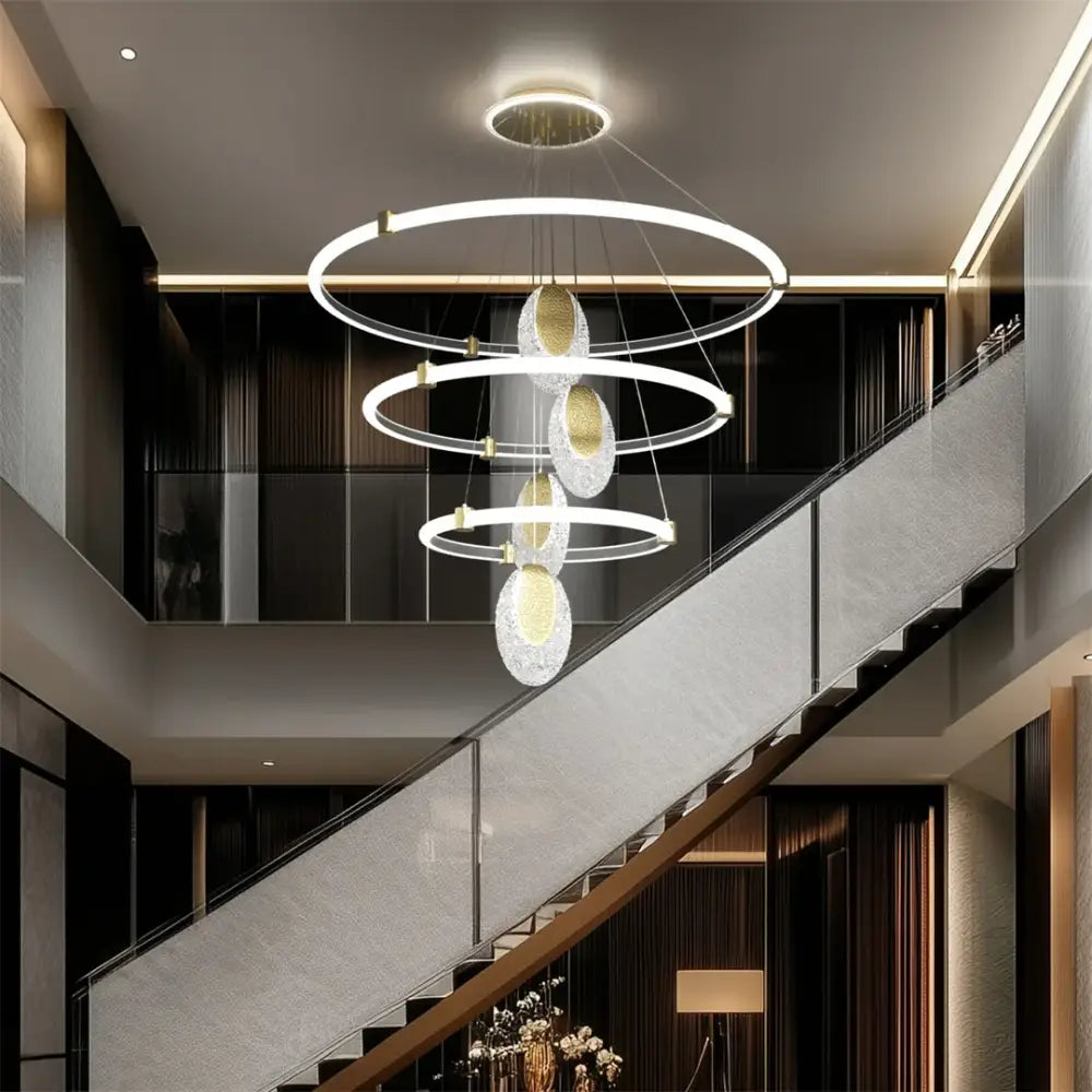 DecorBites™ Modern 3-Layer LED Chandelier Pendant Light