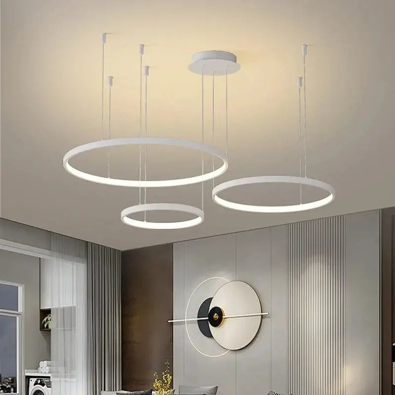 DecorBites™ Modern Black Pendant Light for Living Room - Dimmable