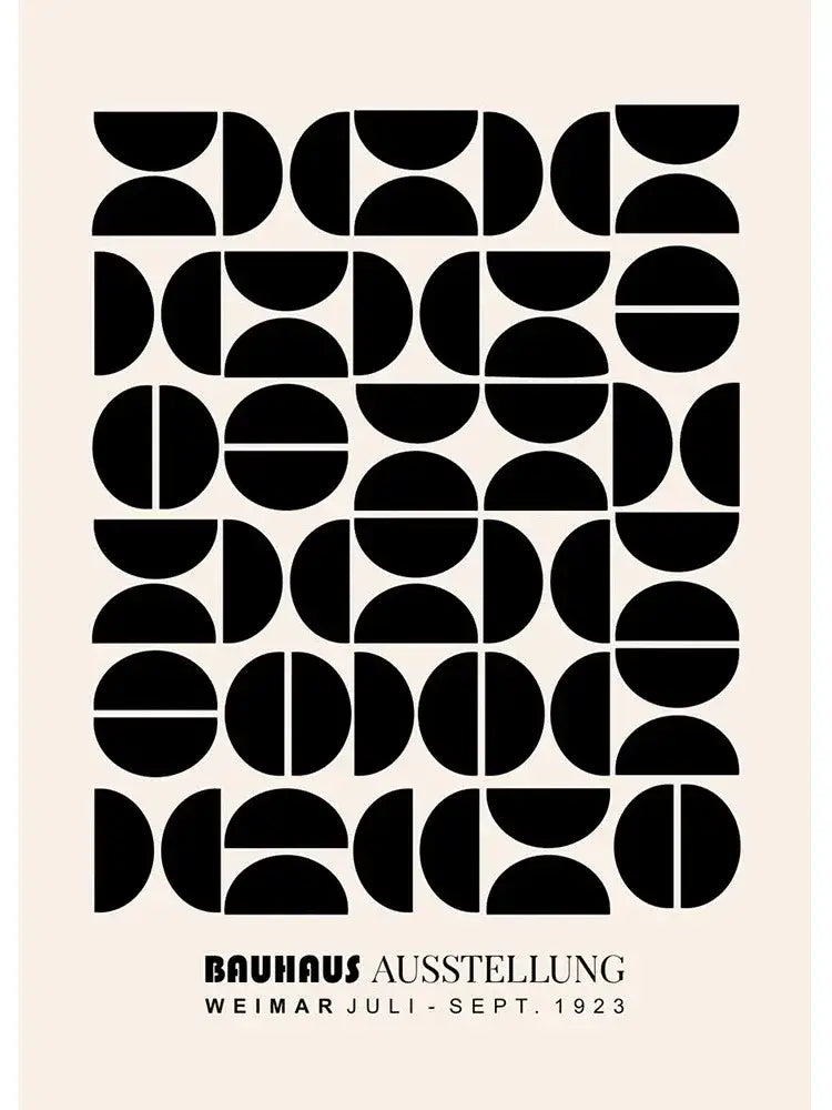 DecorBites™ Modern Black & White Canvas Print for Home Decor