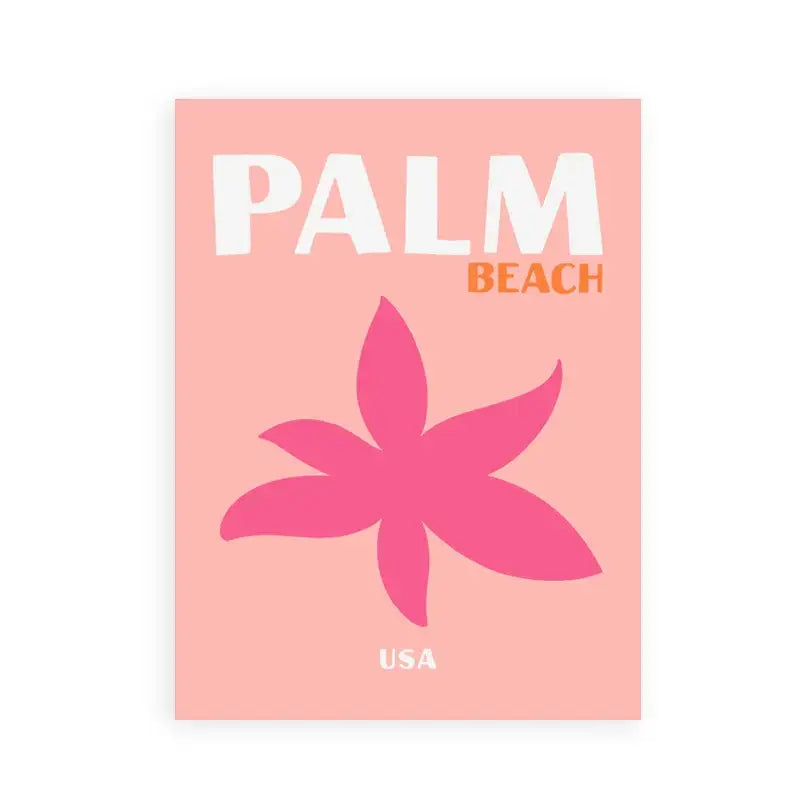 DecorBites™ Modern Coastal Travel Posters Art Print