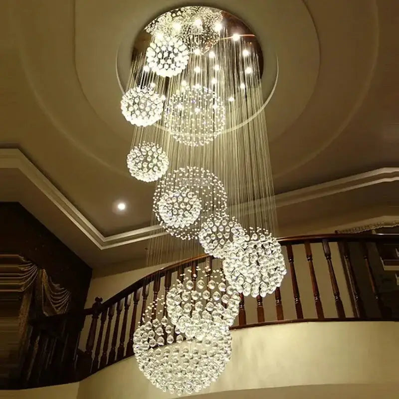 DecorBites™ Modern Crystal Raindrop Chandelier - 13 Lights