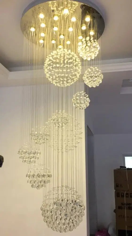 DecorBites™ Modern Crystal Raindrop Chandelier - 13 Lights