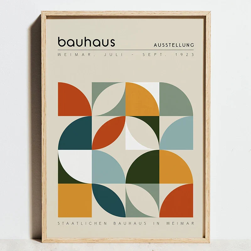 DecorBites™ Modern Geometric Bauhaus Art Prints
