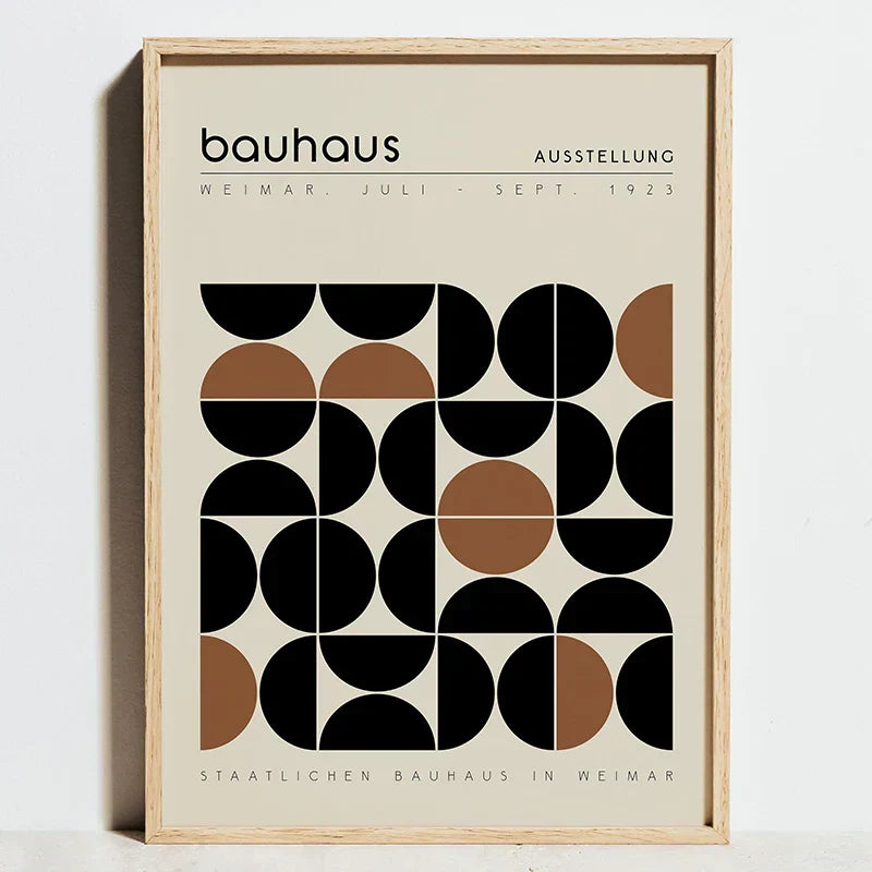 DecorBites™ Modern Geometric Bauhaus Art Prints