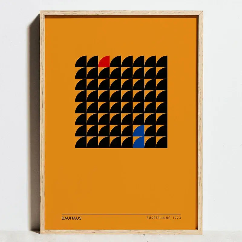 DecorBites™ Modern Geometric Bauhaus Wall Art Prints