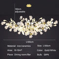 DecorBites™ Modern Ginkgo Leaf LED Chandelier Dining Room Lighting