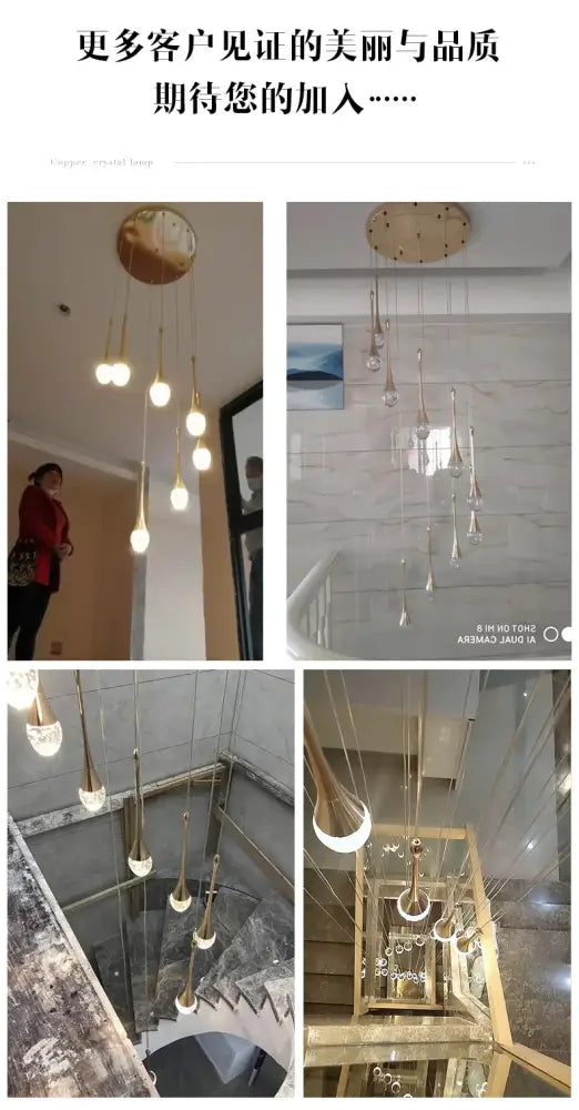 DecorBites™ Modern LED Crystal Chandelier for Home Decor