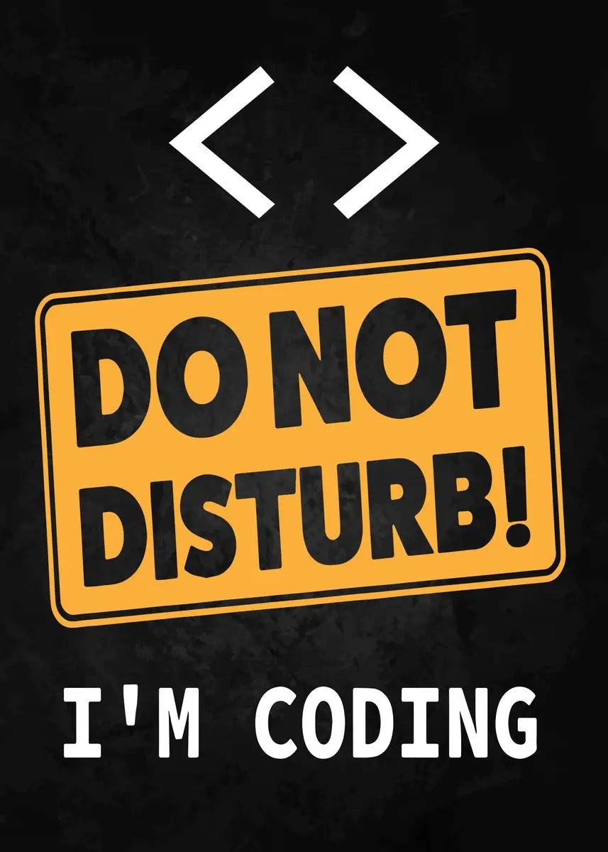 DecorBites™ Modern Programmer Gamer Canvas Wall Art