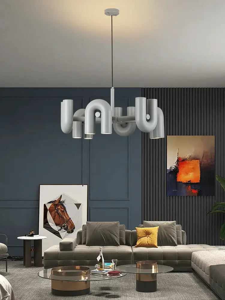 DecorBites™ Modern U-Shaped LED Ceiling Chandelier