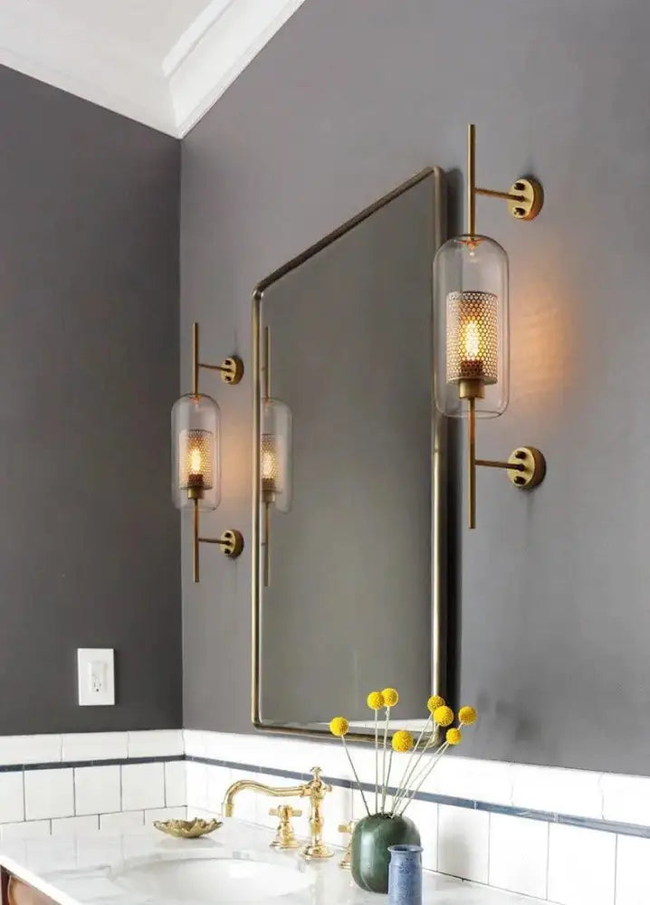 DecorBites™ Moroccan Modern Bathroom Wall Sconce