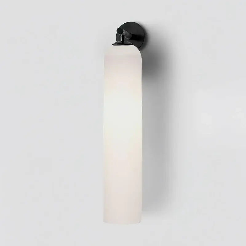 DecorBites™ Moroccan Title: Sleek Glass Wall Sconce