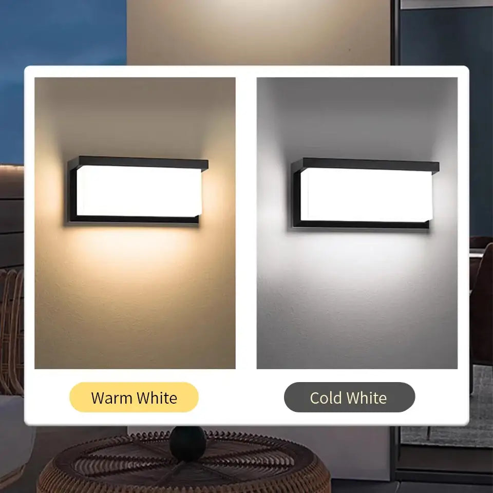 DecorBites™ Motion Sensor Outdoor Wall Light - Waterproof, Modern