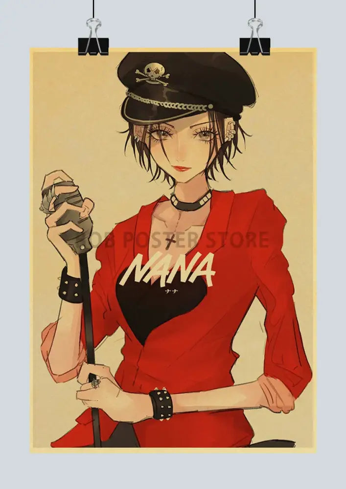 DecorBites™ NANA Anime Kraft Paper Poster Set
