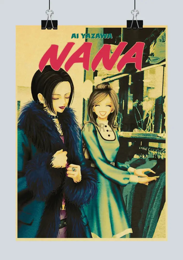 DecorBites™ NANA Anime Kraft Paper Poster Set