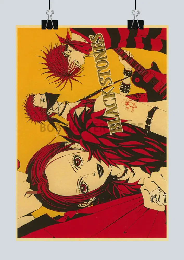 DecorBites™ NANA Anime Kraft Paper Poster Set