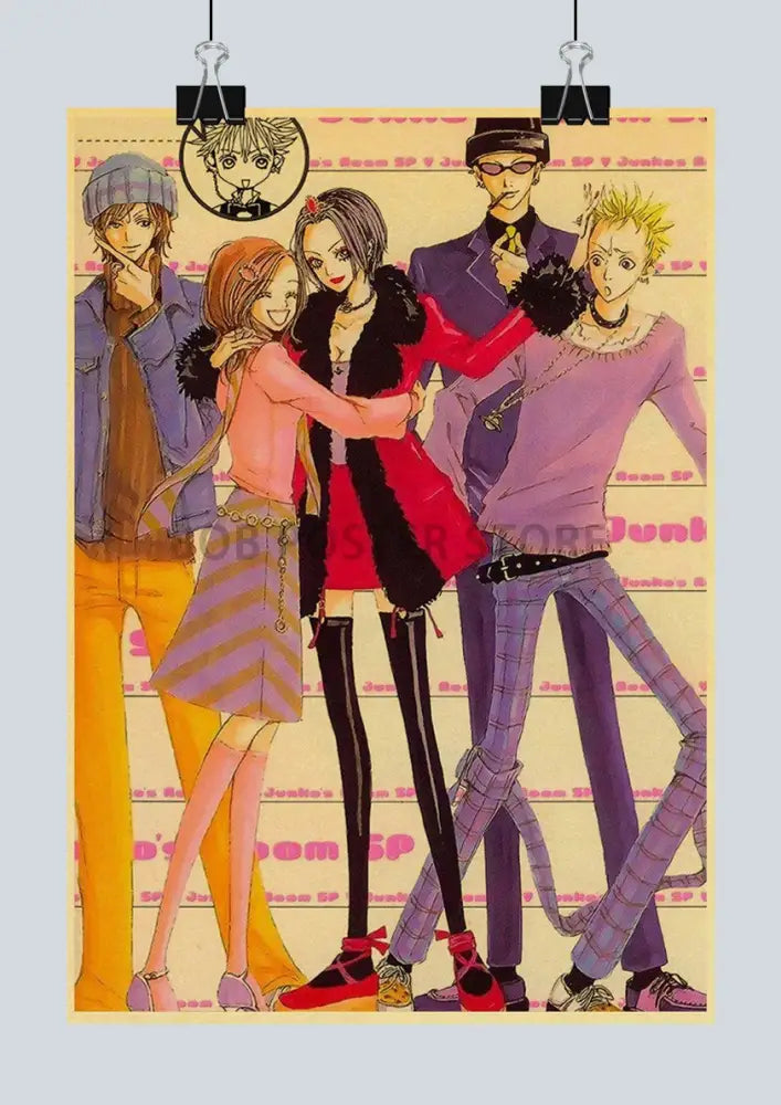 DecorBites™ NANA Anime Poster Set - Retro Design Wall Decor