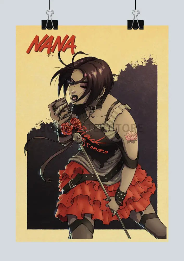 DecorBites™ NANA Anime Poster Set - Retro Design Wall Decor