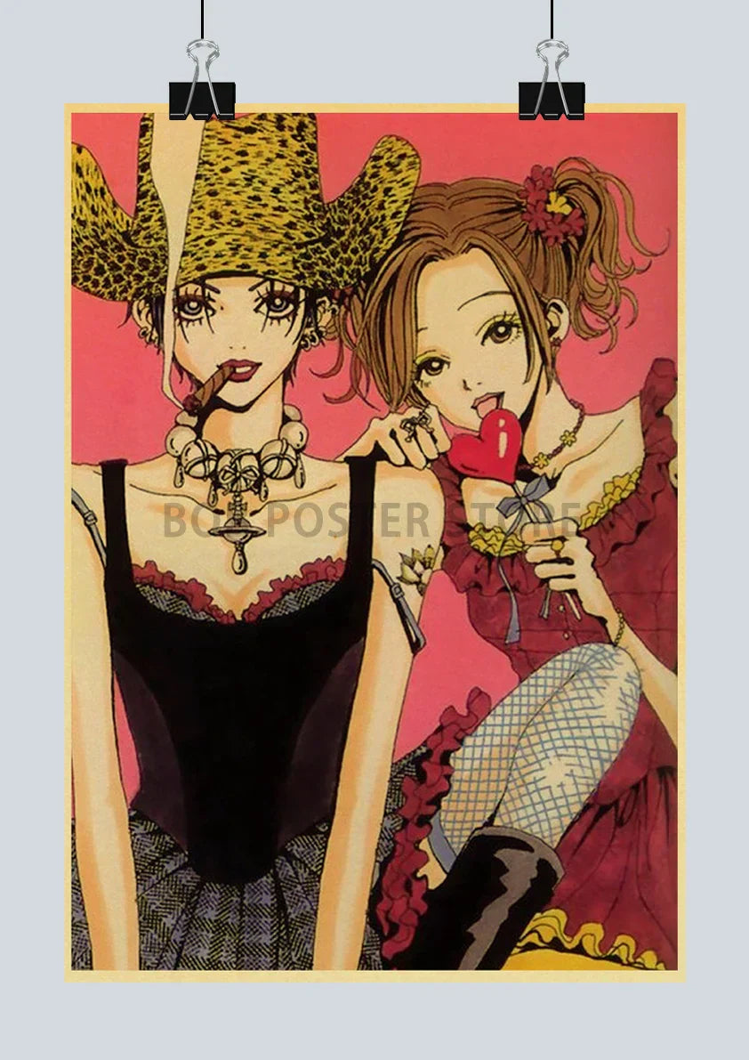 DecorBites™ NANA Anime Retro Poster - Nostalgic Wall Decor