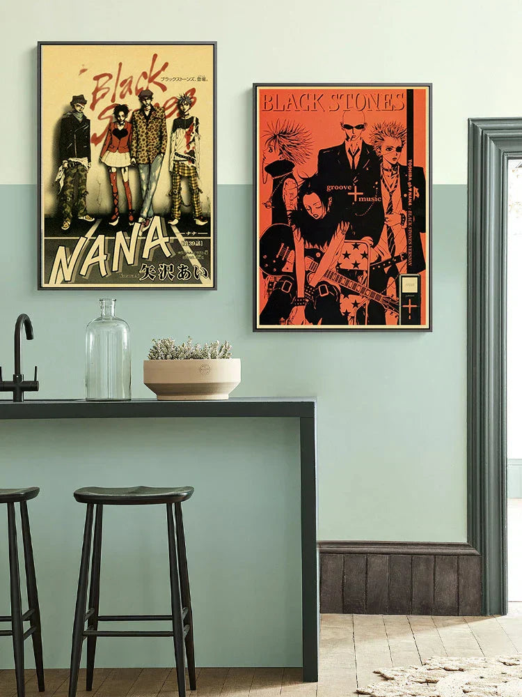 DecorBites™ NANA Anime Retro Poster Set - 2021 Arrival