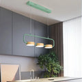 DecorBites™ Nordic 3-Light Hanging Pendant with Metal and Wood Accents for Kitchen Island