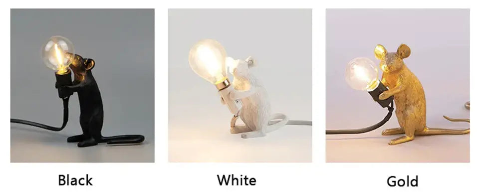 DecorBites™ Nordic Mouse LED Table Lamp