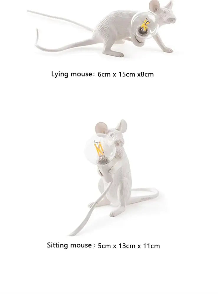 DecorBites™ Nordic Mouse LED Table Lamp