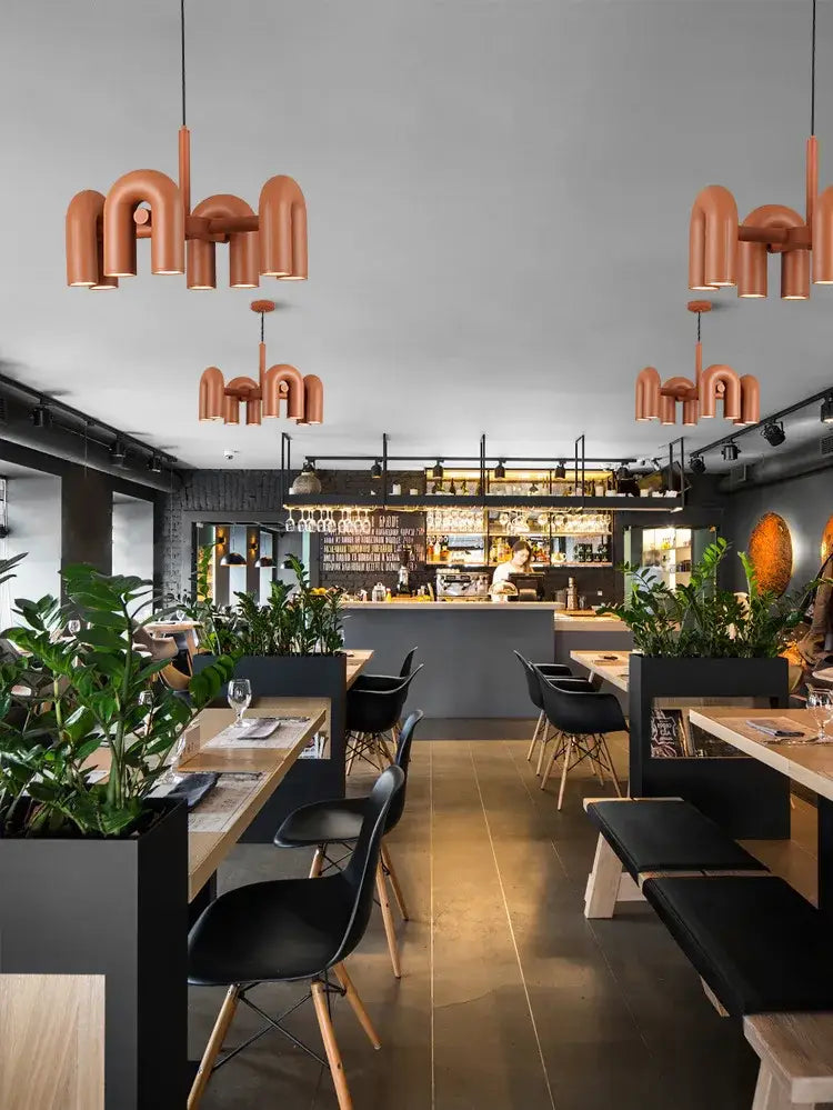 DecorBites™ Nordic U Shape LED Ceiling Chandelier