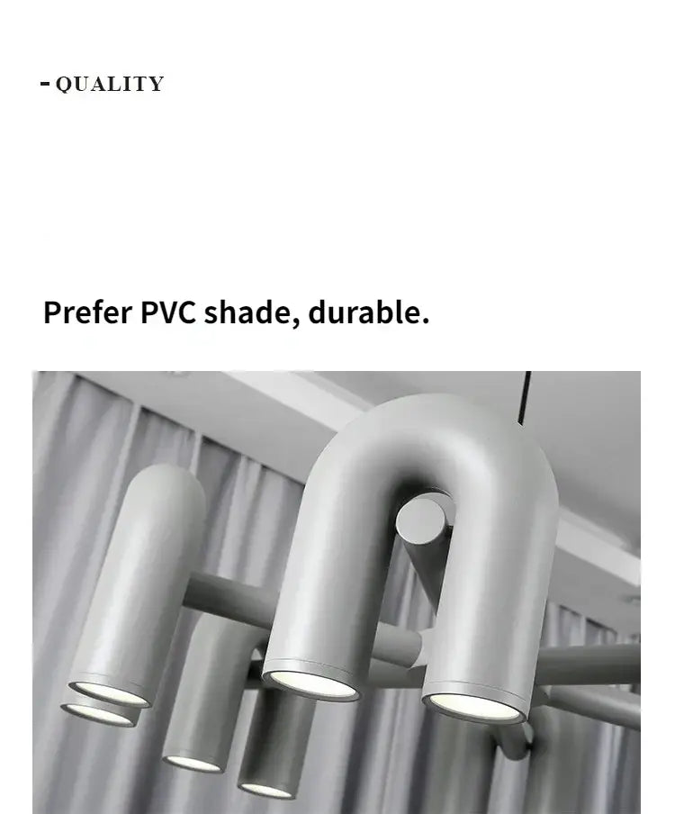 DecorBites™ Nordic U Shape LED Ceiling Chandelier
