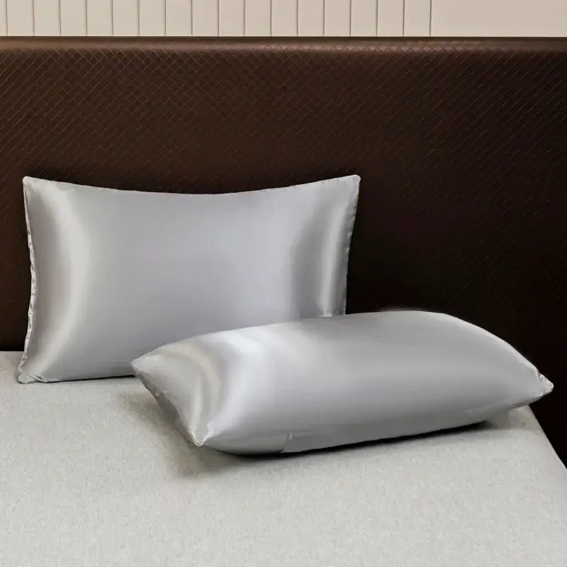 DecorBites™ Opulent Solid Color Satin Bedding Set