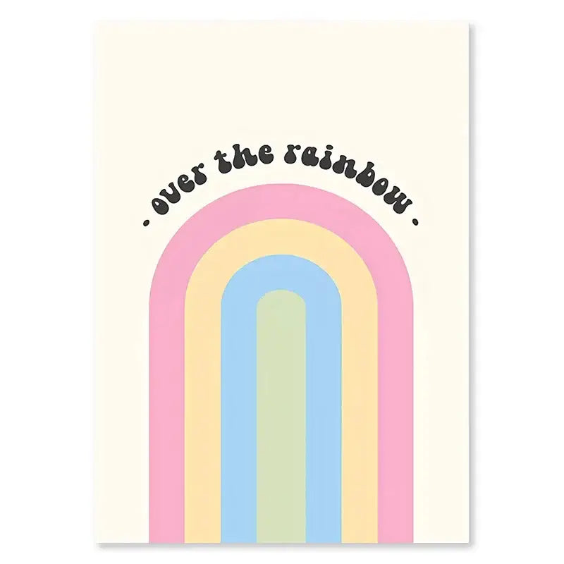 DecorBites™ Pastel Checkered Smiley Flower Wall Art Print