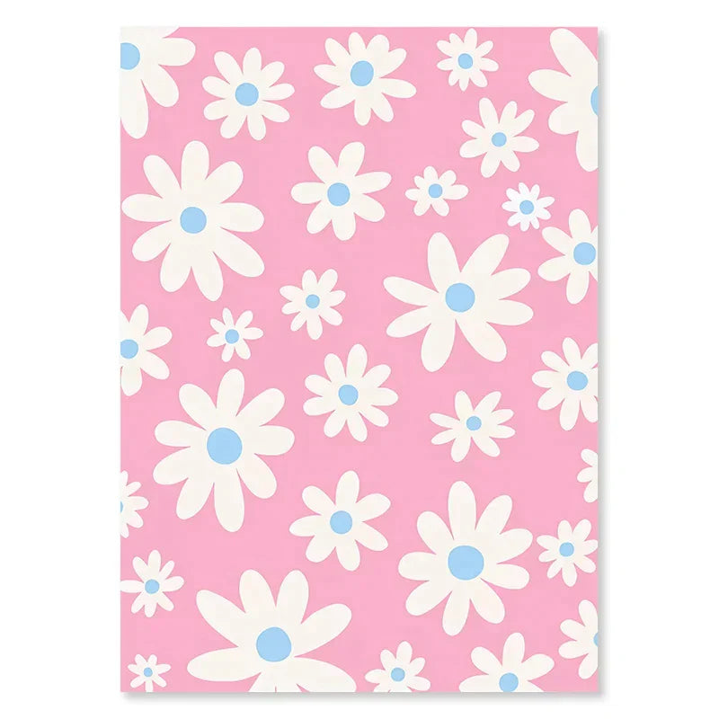 DecorBites™ Pastel Purple Flower Canvas Wall Art