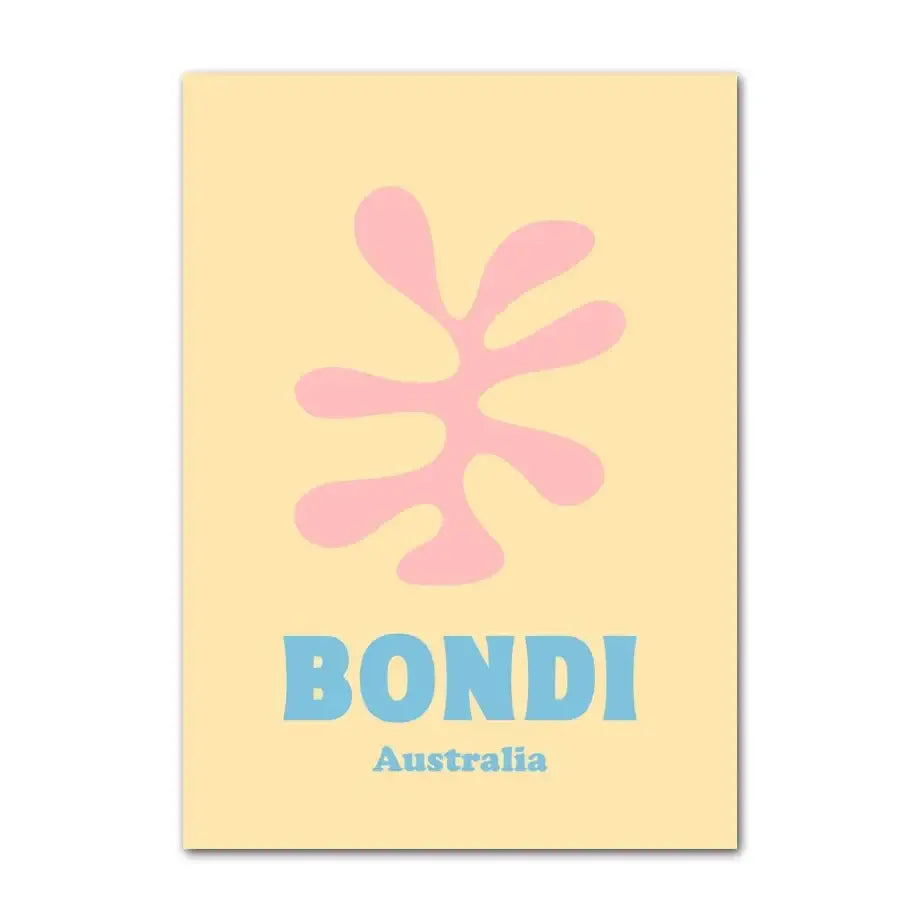DecorBites™ Pastel Smiley Flower Canvas Wall Art