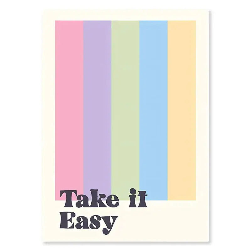 Abstract amsterdam flower market pastel wall art bedroom poster
