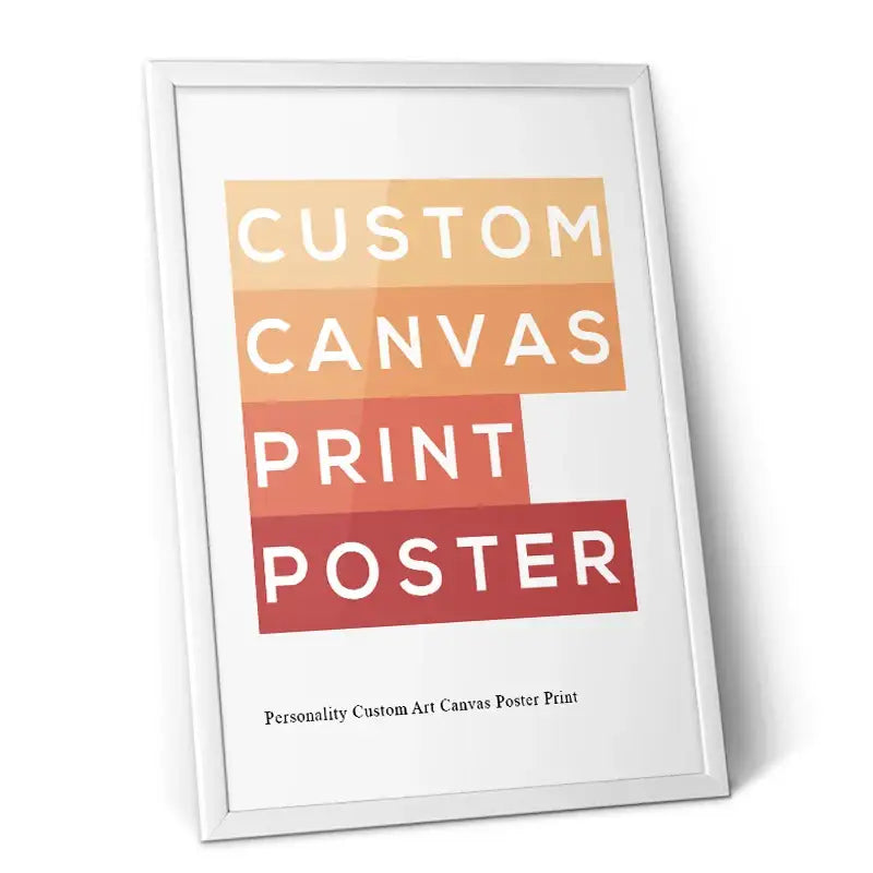 DecorBites™ Personalized Custom Canvas Wall Art Print