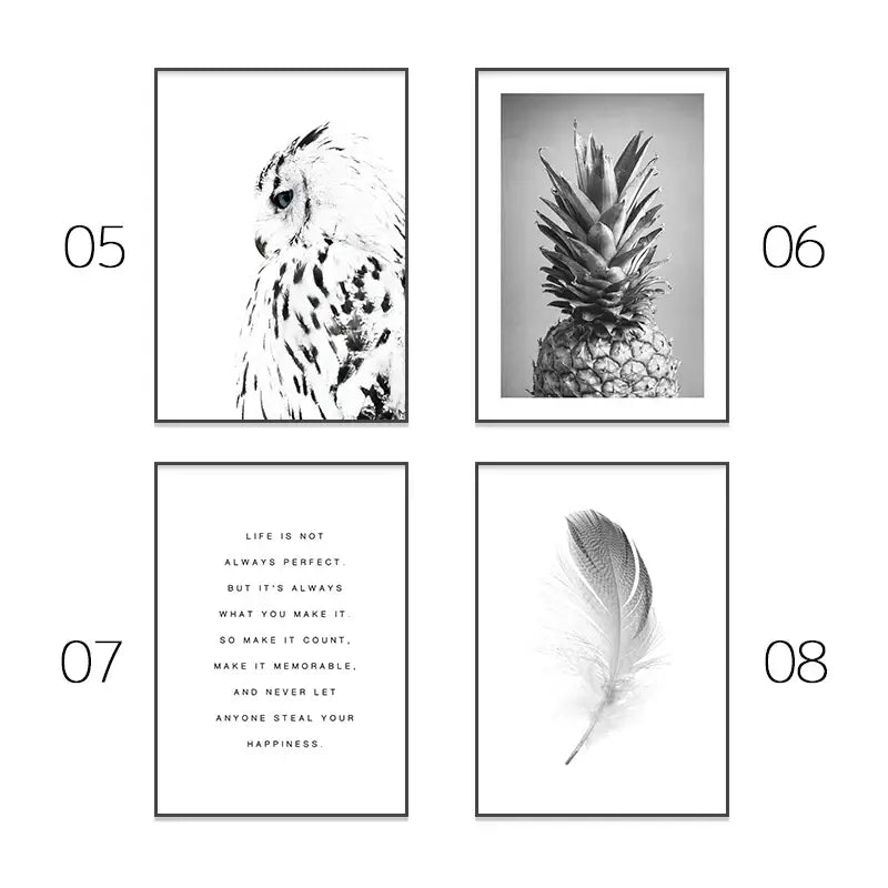 DecorBites™ Pink Aesthetic Modern Wall Art Prints