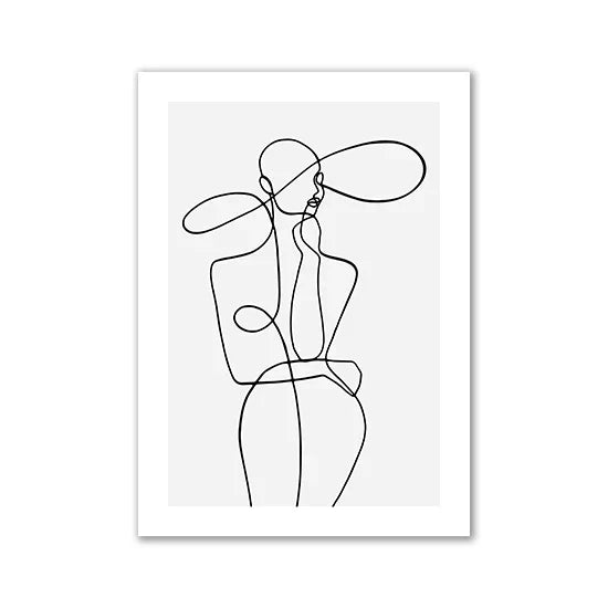 DecorBites™ Pink Aesthetic Wall Art for Bedroom
