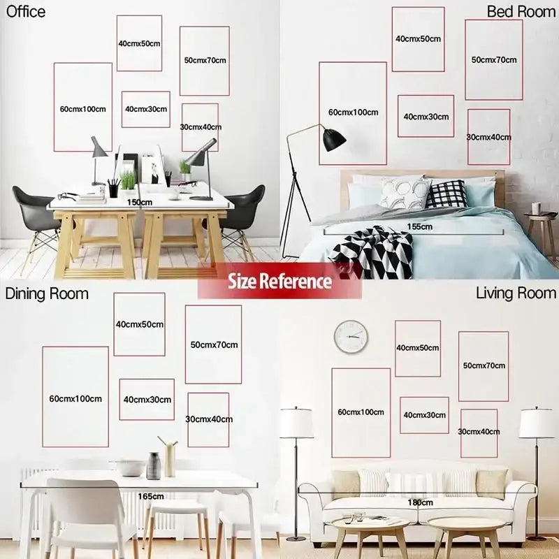 DecorBites™ Pink Music Lyrics Wall Art Canvas