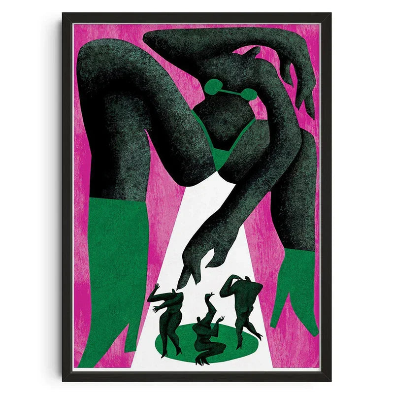 DecorBites™ Retro Abstract Canvas Print Wall Art