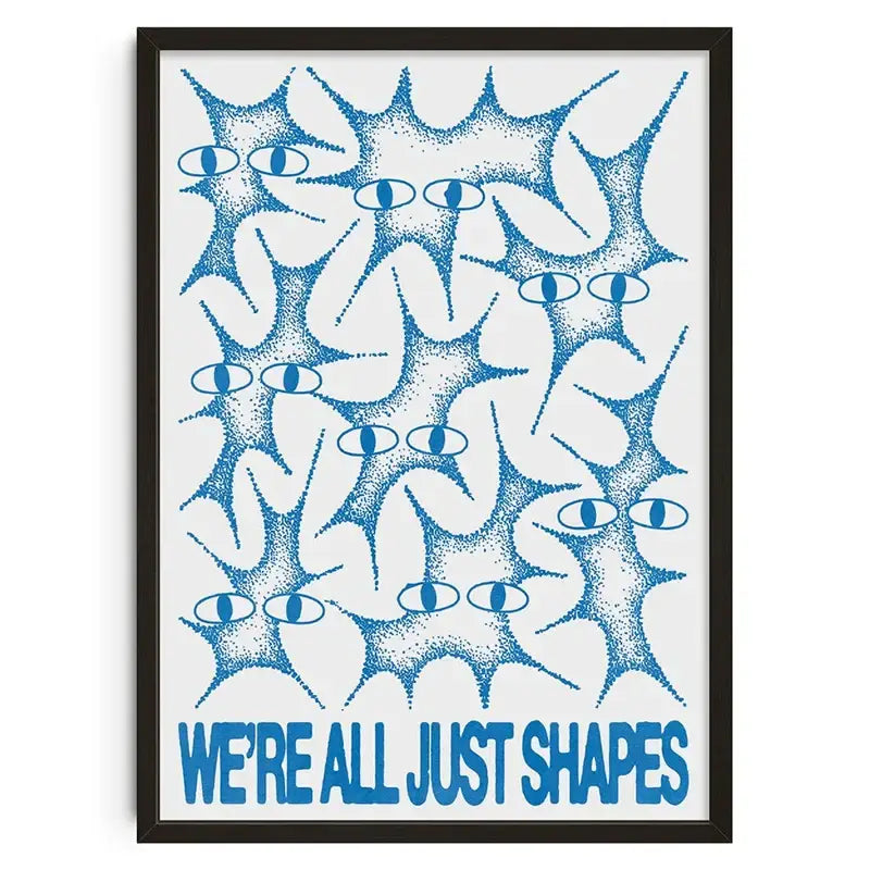 DecorBites™ Retro Abstract Canvas Print Wall Art