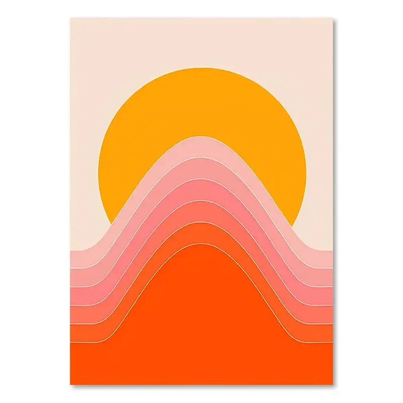 DecorBites™ Retro Rainbow Boho Art Prints - Wall Decor