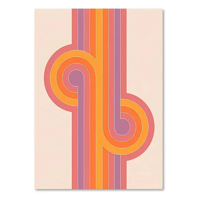 DecorBites™ Retro Rainbow Boho Art Prints - Wall Decor