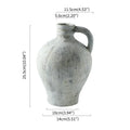 DecorBites™ Rustic Handmade Ceramic Vase for Home Decor