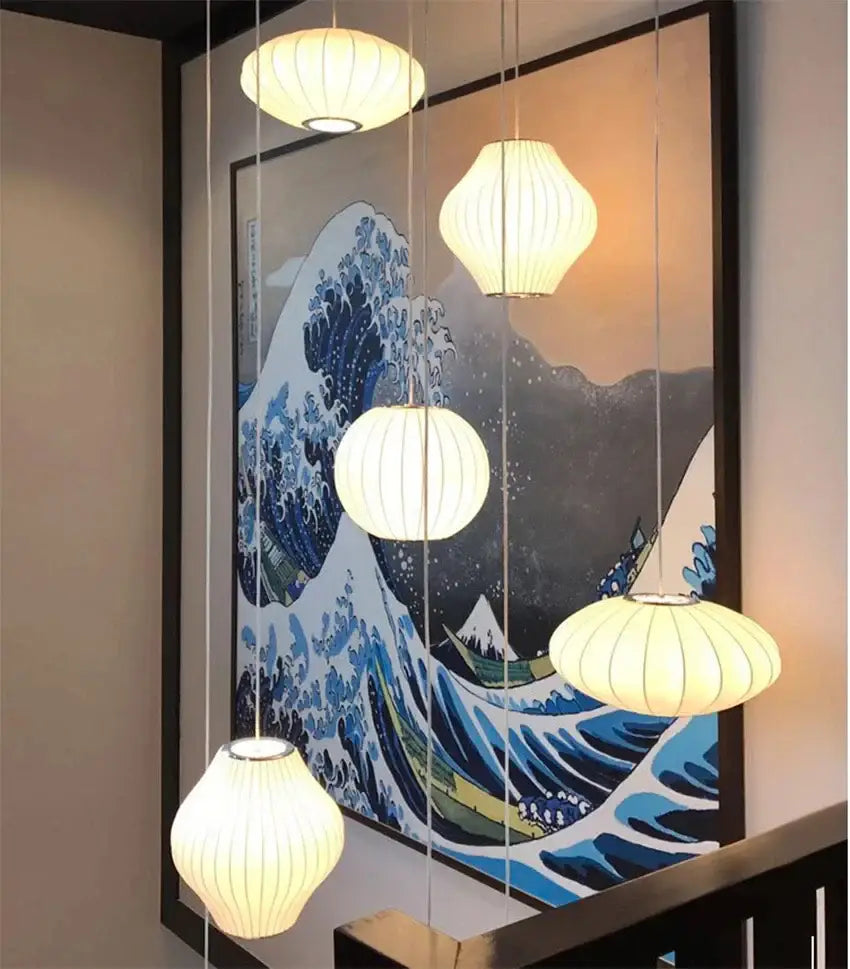 DecorBites™ Silk LED Pendant Lamp - Modern Designer Lighting