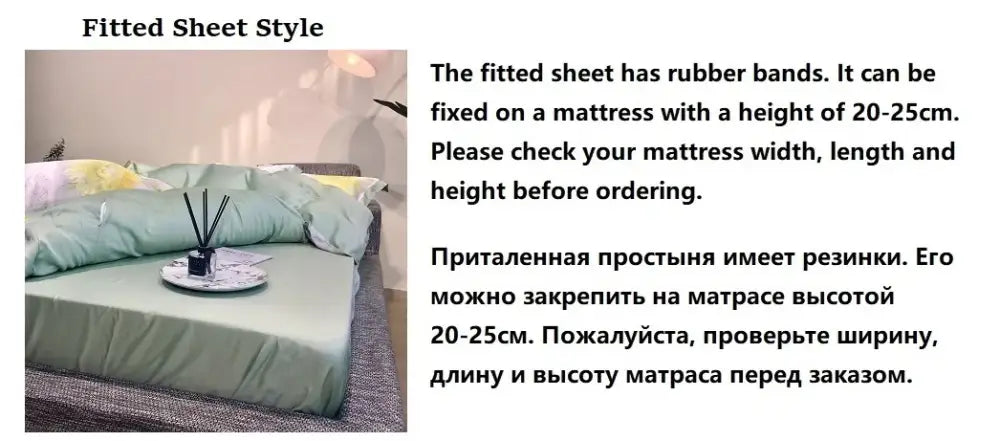 DecorBites™ Silky Eucalyptus Fiber Bedding Set - Forest Leopard