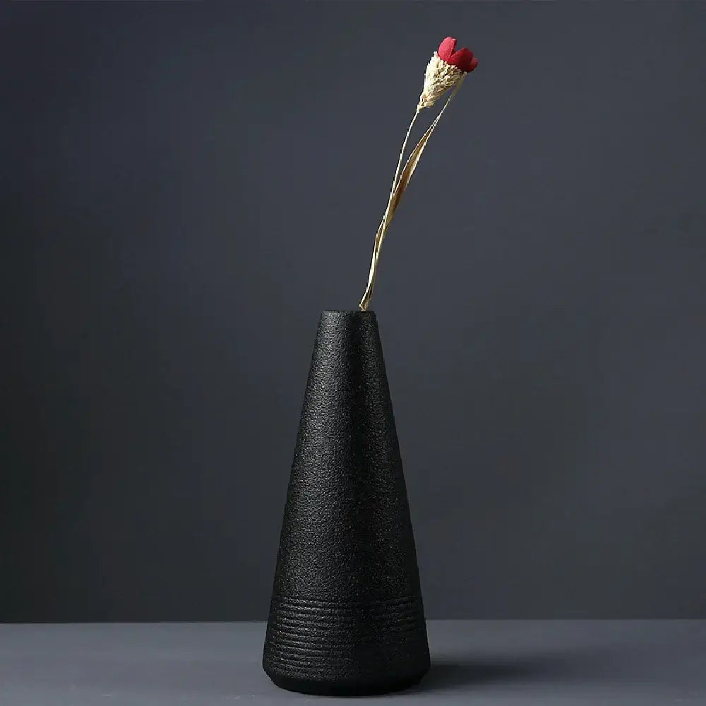 DecorBites™ Small Ceramic Vase - Elegant Japanese Home Decor